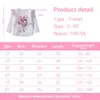 Pull VIKITA Filles T-shirts Printemps Automne Hiver Manches Longues Tout-Petits Hauts pour un Port Décontracté Quotidien 2 8 Ans Enfants Fille Mignonne 231124