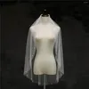 حجاب الزفاف nuzk لؤلؤة زفاف قصيرة الحجاب مع مشط واحد طبقة واحدة pos ver bride issories