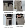 Men's Pants Men's Cargo Pants Multi Pockets Work Trousers Casual Tactical Pants Male Outwear Straight Autumn Winter Wear-resisting Trousers zln231125