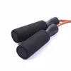 Jump Ropes Professional Cowhide Jump Rope Crossfit Fitness Boxer Training Skipping Rope Weightloss Workout Excercise Boxing MMA Jumprope P230425