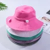 Caps Zomer Babyzon met verstelbare kinriem brede randemmer UV Bescherming Beach Cap Zwemhoeden Nek oor deksel voor kind P230424