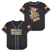 Moive Beisebol 00 Loc Doc Jerseys DONT BE A MENACE 1996 OITO BALL RACING Retro Tudo Costurado Equipe Preto Branco Amarelo Rosa Cool Base Cooperstown Retro University Film