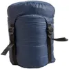 30F مع حقيبة نوم مومياء ناعمة للبطانة للبالغين ، الأزرق