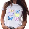 Kvinnor Maskros T-shirts Fashion Clothing Cartoon Clothes Watercolor 90s Short Sleeve Spring Summer Female Tee Graphic Tshirt