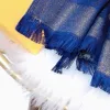 Designer Lenço de seda lenços de seda lenços de xale de qualidade feminino Moda Scarve 4 Season Fould Luxury Men Men Bufanda 9 cores com presente