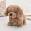 ElectricRC Animals Realistic Plush Simulation Smart Dog Called Walking Toy Electric Robot Toddler Christmas Gift 231124