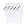 Bottiglie di stoccaggio Portachiavi A tenuta stagna 5PCS Contenitori da viaggio a mano Bottiglia Spray 30ML Set Prodotti per la pulizia Tazza di vetro isolante Cuore