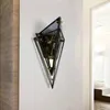 Vägglampa unik design metall glas sovrum sovrum sconce el restaurang gång hall dekorativ belysning