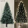 Tapeçarias 4.9x2.5ft Árvore de Natal Tapeçaria Pendurada na parede com 10m 100LED LED luzes de corda para cobertura de porta Home Bedroom Backdrop Xmas Decor 231124