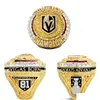 With Side Stones 2022 2023 Golden Knights Stanley Cup Team Champions Championship Ring With Wooden Display Box Souvenir Men Fan Gift D Dhgnm