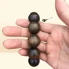 Gold Silk Nanmu Shen Xiang Yin Wood Wu Mu Buddha Beads Men039s 20mm Old Material Bracelet Bangle7559326