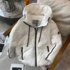 2023.23 jaqueta de inverno para baixo com letras lantejoulas casaco cintura ajustável trench coat-a1