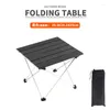 Camp Furniture Barbecue Folding Small Table Coffee Glamping Beach Dinning Balcony Shelf Mesas Pegables Portatil Camping Gadgets MZY35XP