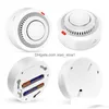 Andere Home Tuin Alarm Accessoires Tuya Wifi Rook Brandbeveiliging Detector Rokerij Combinatie Beveiligingssysteem Brandweerlieden 2 Dhxh3