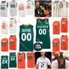 Miami Hurricanes Basketball 2023 Final Four Jerseys Matthew Cleveland Michael Nwoko Kyshawn George Paul Djobet Nick Cassano Miami Jersey