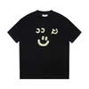 2023 New designer womens t shirt high-end Shirt 2023 Smiling Face Slogan Couple Summer Channel Restricted Item Loose Sleeve