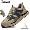 Boots Summer Air Cushion Work Safety Shoes For Men Women Breathable Sneakers Steel Toe Antipuncture Protective Shoe 231124