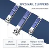 Unhas manicure conjunto de unhas conjuntos de tesouras Clippers de unhas Conjunto de aço inoxidável pedicure kit de manicure de beleza com kit de caixa de viagem 91826pcs 230425
