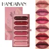 Handaiyan Lipstick Kit Sexy Long Lasting Liquid Lipstick Glaze Set Nonstick Cup Waterproof beauty Makeup for Women Maquiagem