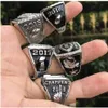 Clusterringen 9-delig 2011 12 13 Fantasy Football Team Champions Championship Ring Set Souvenir Mannen Fan Gift Drop Delivery Sieraden Ring Dhc2P