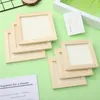 Frames 8 Pcs Wooden Picture Square Craft DIY Po For Crafts