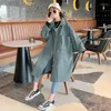 Coat Girls Long Jacket Vintage Kids Casual England Style Children With Big Pocket Spring Autumn Clothing 4-14 Years Old