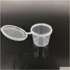 Packing Boxes Wholesale 1Oz Disposable Plastic Portion Cup Connt Sauce Snack Dressing S Containers W0030 Drop Delivery Office School Dh2D8