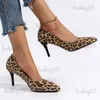 Scarpe eleganti Sxey Leopard Print Tacchi alti Décolleté Donna 2023 Autunno Punta a punta Scarpe con tacco sottile Scarpe da donna Designer Slip On Scarpe eleganti T231125