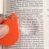 10X Portable Folding Magnifier Key Ring Handheld Mini Keychain with Magnifying Tools Durable Glass Lens Loupe Key Chains