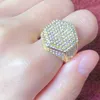 European and American Men's Ring Diamond Ring Exquisite Versatile Couple Rings Simple