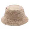Brede rand hoeden emmer unisex katoen vrouwen zomer zonnebrandcrème panama mannen pure kleur sunbonnet visors outdoor visser strand pet 230424