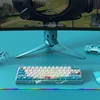 Keyboard Mouse Combos XVX M61 Mekanis Nirkabel 61 Tombol 2 4G Isi Ulang RGB Backlit Gaming 60 Sakelar Coral Sea Gateron untuk PC 230425