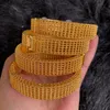 Bangle 4pcs/Lot Trendy 24k Barkles for Women Dubai Wedding Gride Hight