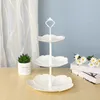 Bakeware Tools Afternoon Tea Wedding Plates Kitchen Accessories White 3 Tier Creative Birthday Party Decoration Home El