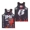 Film DMX Flesh Blood of My Blood Jersey Basketball Film Dark Man X For Sport Fan College Hiphop ha cuciti la squadra retrò Pullover Pullover High School Shirt traspirante uniforme da camicia traspirante