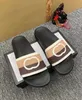 Interlocking G slide sandal Designer Rubber Slipper 655265 Women's Striped Flat Sandals Italy Luxurys Summer Pool Slippers For Men