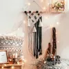 Tapeçarias Macrame Suspensão de parede Tecido à mão Corda de algodão boêmio Boho Tapeçaria Decoração de casa Boho Boêmio Tapeçaria tecida Arte de parede Decoração de macrame 231124