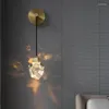 Lampy ścienne vintage antyczne oświetlenie w łazience wystrój kuchni Luminaire Applique Pralnia Smart Crystal Sconce