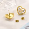 Love Jewelry Conjunto de colar de colar de colar de 18k Brincho de pântano de ouro de 18k Colar de pingente de pingente feminino Pingente Gretos de casamento Jóias Jóias Conjunto de jóias por atacado