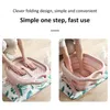 Buckets Foldable Plastic Foot Tub for Pedicure Plain Foaming Soaking Massage Bucket Bath Basin to Reduce Pressure 231124