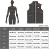 Women's Vests 9 Heated Vest Zones Electric Jackets Sportswear Coat Graphene Heat USB Heating Jacket For Camping 230424