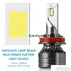 Ferramentas de limpeza de carro 2pcs Super Bright 5500Lm Faróis H8 / H11 Luzes LED Bb 110W 12-24V Lâmpada 6000-6500K IP67 Drop Delivery Automóveis Otjqr