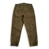 Pantalones de hombre de algodón pesado de cintura media pantalones sueltos pantalones de cubierta Amekaji Vintage pantalones casuales pantalones lápiz 230425