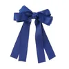 Acessórios de cabelo Mulheres Big Bow Barrettes Hairpin Girl's Satin Hairclips para meninas de noiva