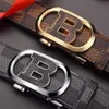 Belt Designer Belt Luxury Quality Men's Belt Head Layer Cowhide Men's Business Genuine Leather Belt Middle Youth High end Automatic Buckle Pants Men's Gift