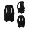 Women's Vests Doury Dressy Waistcoat Racerback Vest Tuxedo Suit Vintage Steampunk Jacquard Jacket Punk Style Corsetier 230424