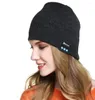 Winter BluetoothCompatible Earphone USB Rechargeable Music Headset Warm Knitting Beanie Hat Cap Wireless Sport Headphone1649234