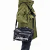 屋外バッグマルチフンシオンマスキュリノAO ar Livre ttico eSportes Ombro Saco De Pesca Multipurpose Caso de Armazenamento Camuflagem Crossbody Saco de PE J230424