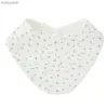 Bavoirs Bavoirs en gaze de coton pour bébé Bavoirs doux pour bébé Nouveau-né Double face Utiliser des chiffons à roter Bandana Écharpe pour enfants Garçon Fille Alimentation Salive TowelL231125