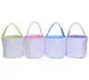 Party Supplies Sublimation Blank DIY Easter Present Bags Baskets Påsar Firande Julförvaring Pouch Handväska för barnjakt Can2005723